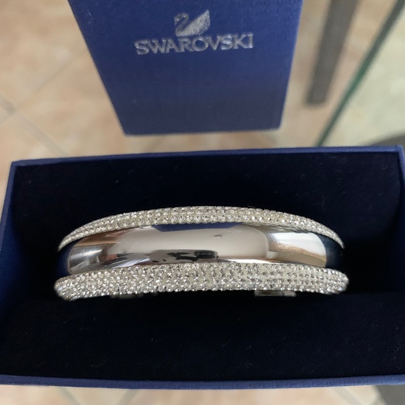 SWAROVSKI Pebble Cuff Crystal Bracelet - Picture 5 of 14